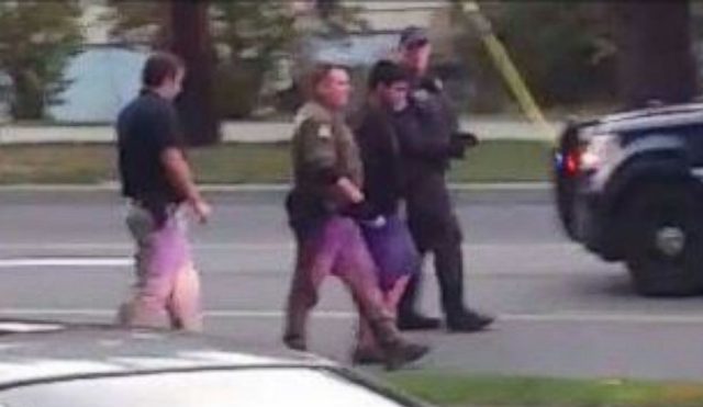 Cascade mall Shoting Suspect Arcan Cetin Being Arrested