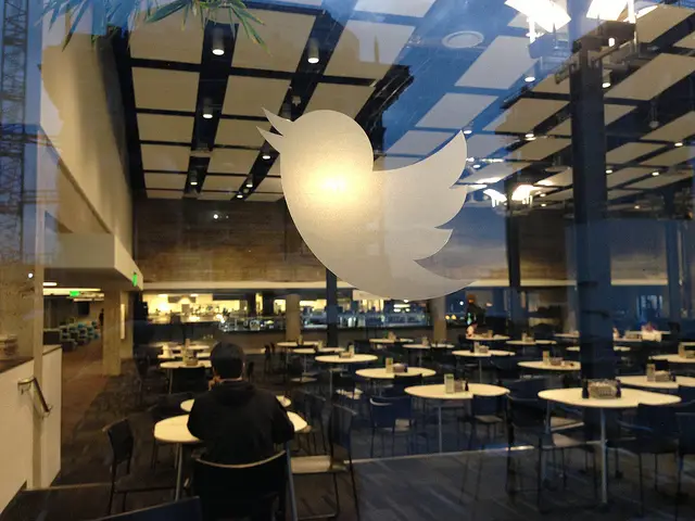 The Twitter stock price surged on reports Google and Salesforce are considering bids.