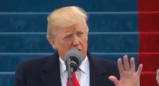 President Donald Trump Inauguration Speech