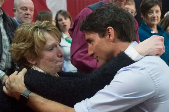 Total Fraud - Trudeau Gets Photo-Op, Ignores Woman In Need