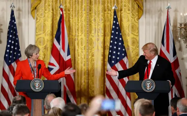 WATCH - Donald Trump & Theresa May Press Conference Video