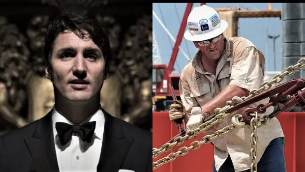 Trudeau the Elitist looks down on Blue-Collar workers
