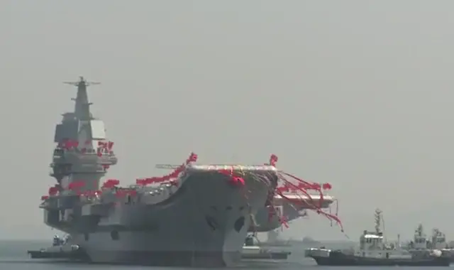 China Deploys First Domestically-Made Aircraft Carrier
