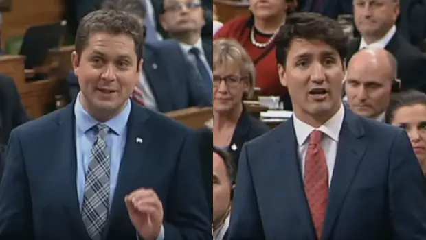 Rattled Trudeau Flubs First Question From Scheer