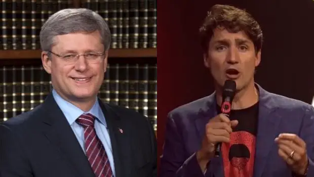Trudeau Defends Khadr Payment While Harper Reaches Out To Victims
