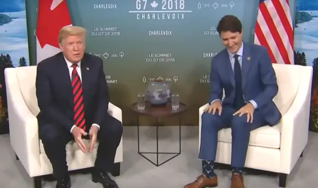 Trump Trudeau G7 Tariffs