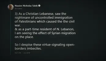 Nassim Nicholas Taleb Open Borders