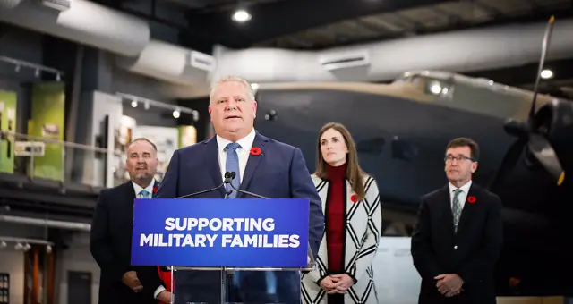 Doug Ford Supporting Military Families