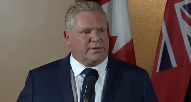 Ontario Premier Doug Ford Oshawa