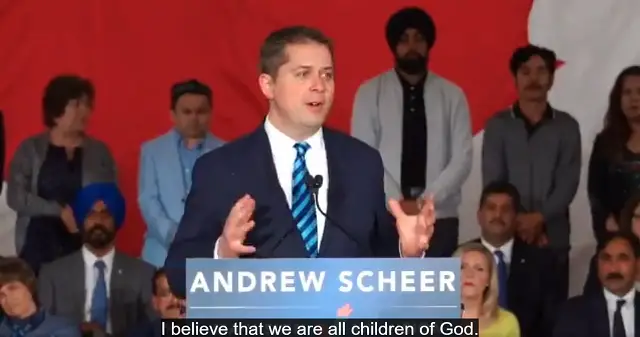 Andrew Scheer Children of God Speech