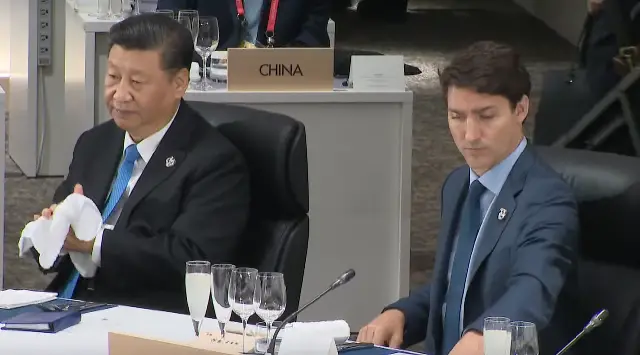 Trudeau Xi Tension