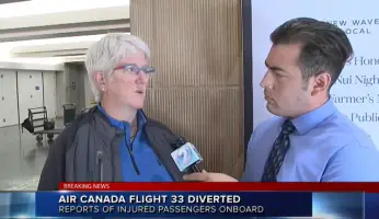 Air Canada Flight Turbulence
