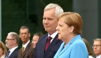 Angela Merkel Shaking Again