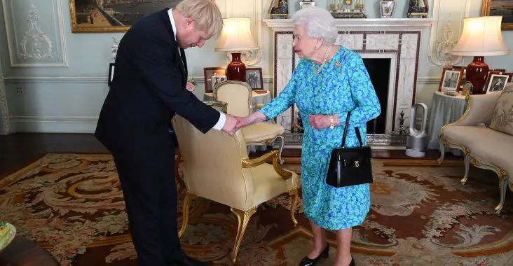 Boris Johnson Queen