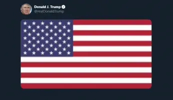 Trump Tweet Flag