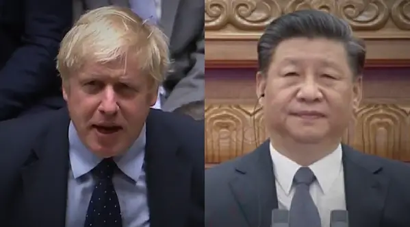 Boris Johnson China Xi