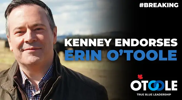 Erin O'Toole Jason Kenney Endorsement