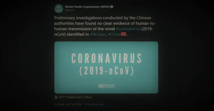 WHO Coronavirus Fail