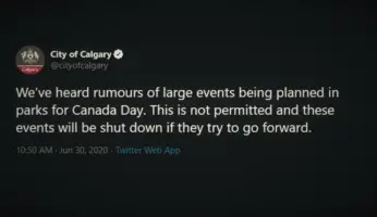 Calgary Tweet