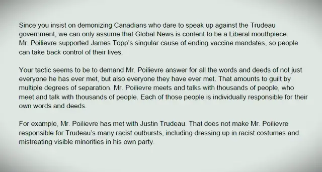 Pierre Poilievre Fights Back Against Liberal Media