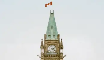 Canadian Parliament Canada Flag
