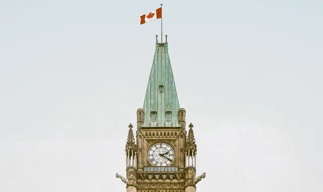 Canadian Parliament Canada Flag